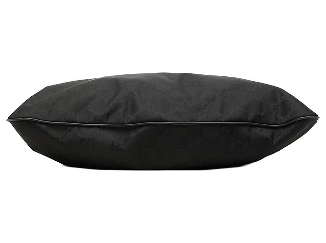 Borsa a tracolla Gucci in nylon GG nero - vista 3