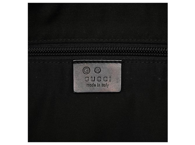 Borsa a tracolla Gucci in nylon GG nero - vista 5