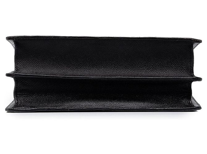 Bulgari  mala Bvlgari em couro de bezerro grão preto - vista 3