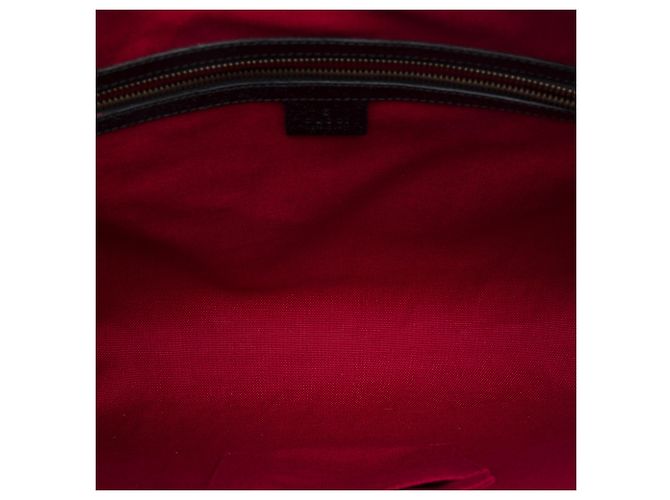 Borsa Business Gucci in pelle di vitello nera con Web - vista 4