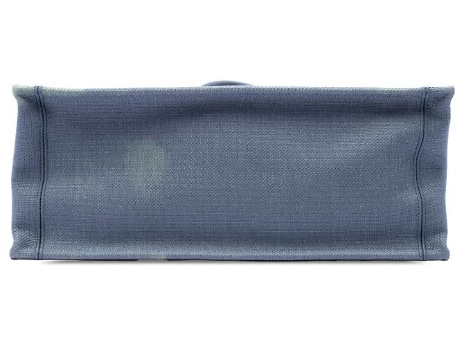 Dior Blue Large Embroidered Canvas Les Fleurs du Mal Book Tote - Ansicht 3