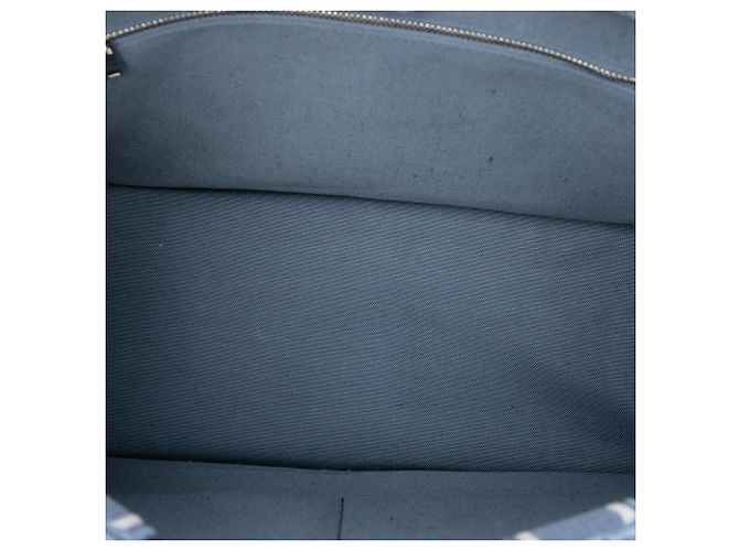 Dior Blue Large Embroidered Canvas Les Fleurs du Mal Book Tote - Ansicht 4