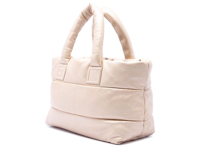 Bolso Tote Reversible Chanel Gold Medium Lambskin Coco Cocoon - vista 2