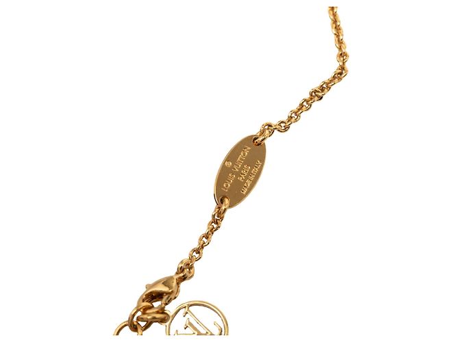 Collar Essential V Louis Vuitton Gold Plated Gold - vista 6