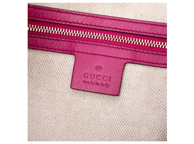 Bolso Tote Soho Chain Medium de charol rosa Gucci - vista 5