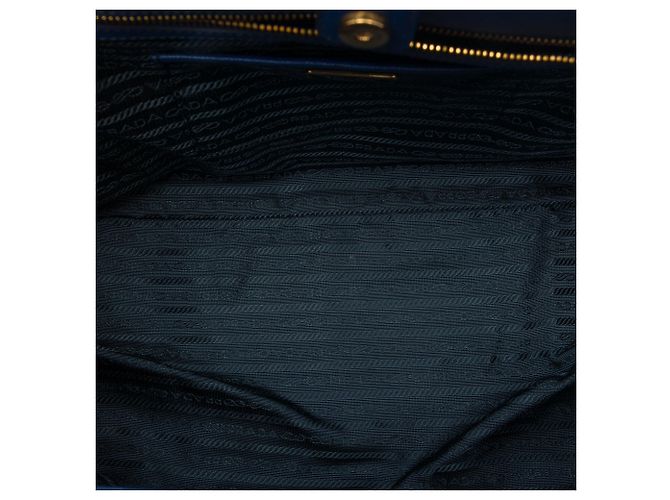 Prada Blue Large Saffiano Lux Gardeners Tote - vista 4