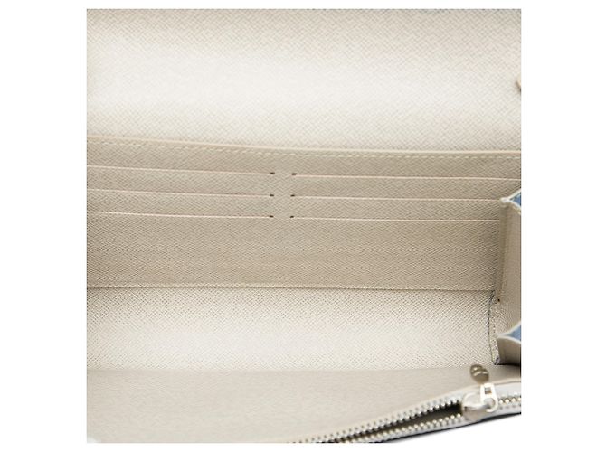 Billetera Twist on Chain Louis Vuitton Blue Epi Denim - vista 4