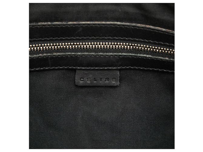 Céline Bolso Celine Black C Macadam de gamuza - vista 5