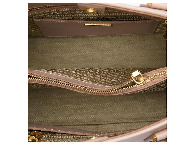 Borsa Prada Pink Large Saffiano Lux Open Promenade Satchel - vista 4