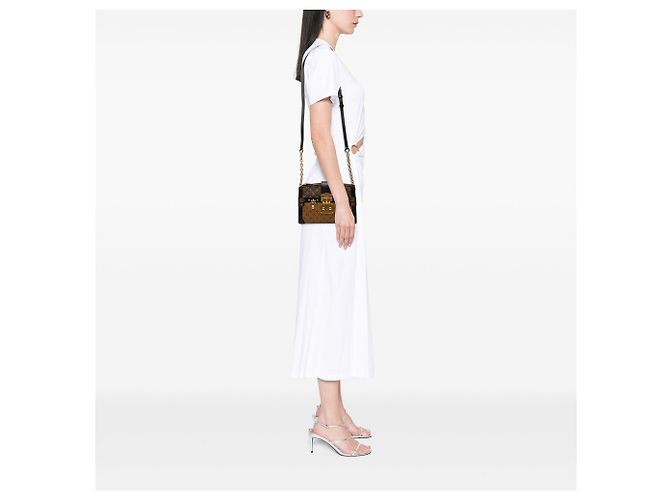 Louis Vuitton Brown Monogram Reverse Trunk Clutch - vista 6
