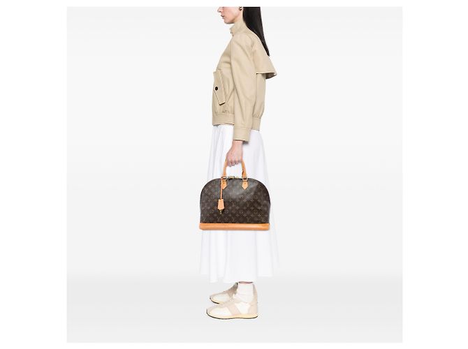Louis Vuitton Brown Monogram Alma MM - vista 5