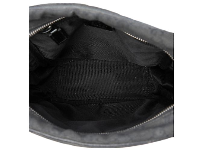 Borsa a tracolla Gucci in tela GG nera - vista 4