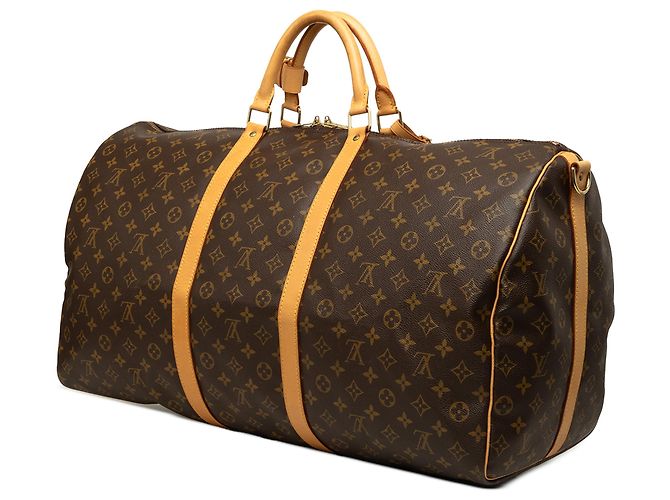Louis Vuitton Brown Monogram Keepall Bandouliere 60 - vista 2