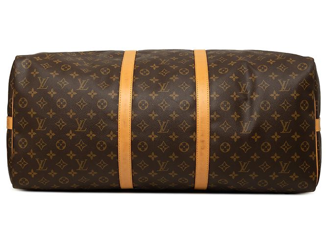 Louis Vuitton Brown Monogram Keepall Bandouliere 60 - vista 3