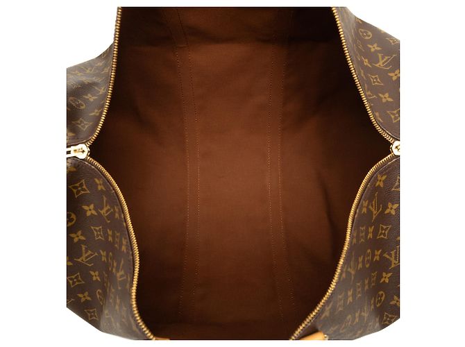 Louis Vuitton Brown Monogram Keepall Bandouliere 60 - vista 4