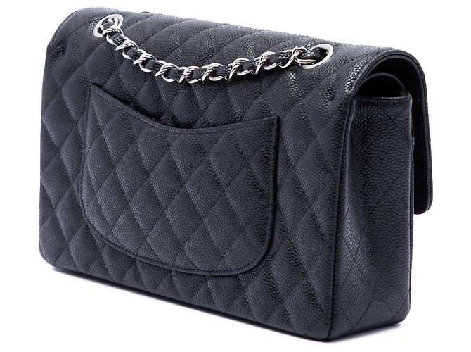 Chanel Black Medium Classic Caviar Double Flap - vista 2