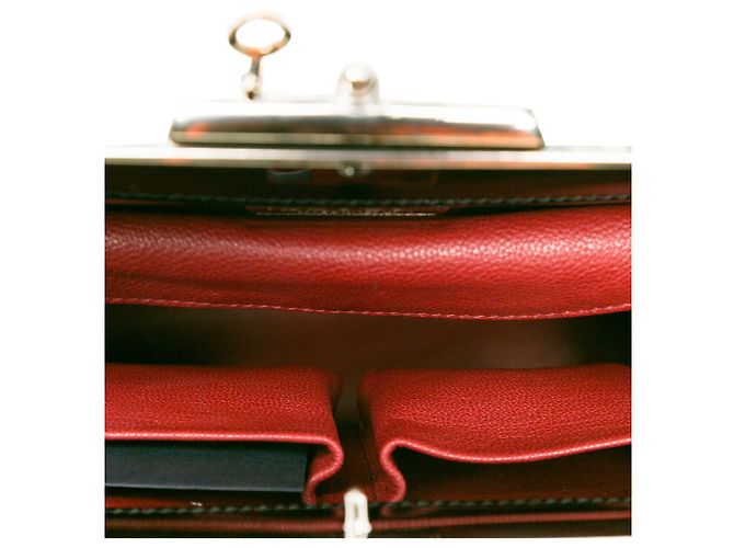 Bolsa Prada Black Spazzolato Logo Frame - vista 4