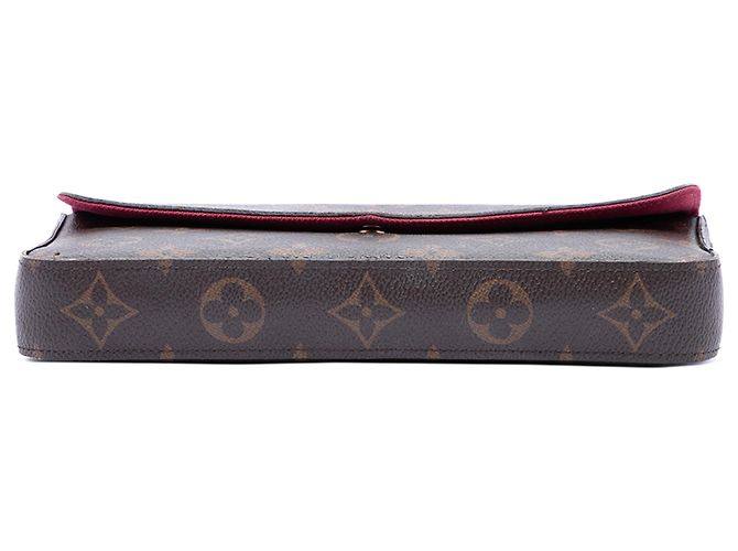 Pochette Félicie Louis Vuitton Brown Monogram Pochette Felicie - vista 3