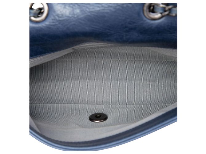 Chanel Mini Bicolor Lambskin Graphic Flap Nera - vista 4