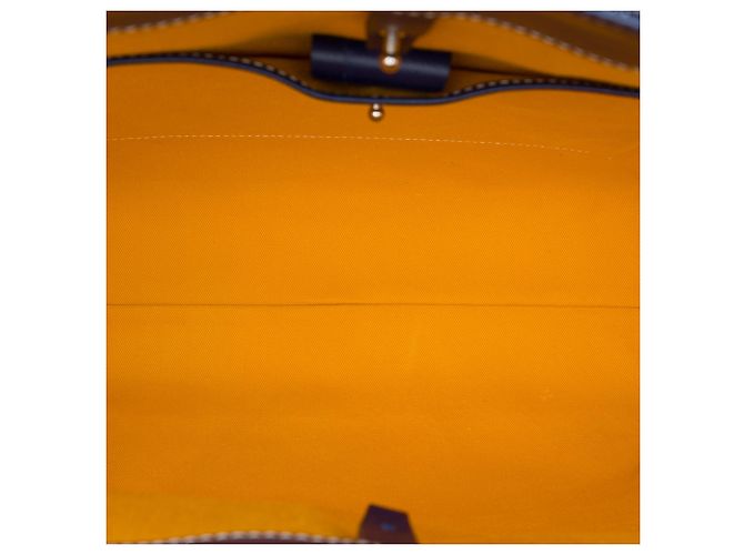 Goyard Blue Goyardine Voltaire III - vista 4