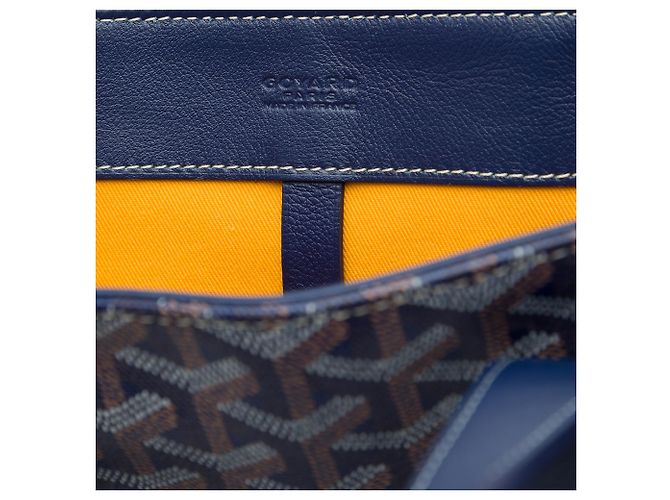 Goyard Blue Goyardine Voltaire III - vista 5