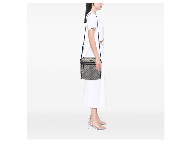 Gucci Beige GG Supreme Crossbody - vista 6