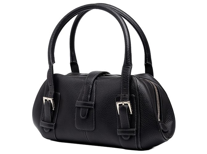 Borsa Senda LOEWE in pelle nera - vista 2