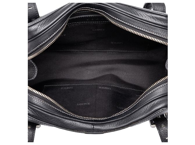 Borsa Senda LOEWE in pelle nera - vista 4