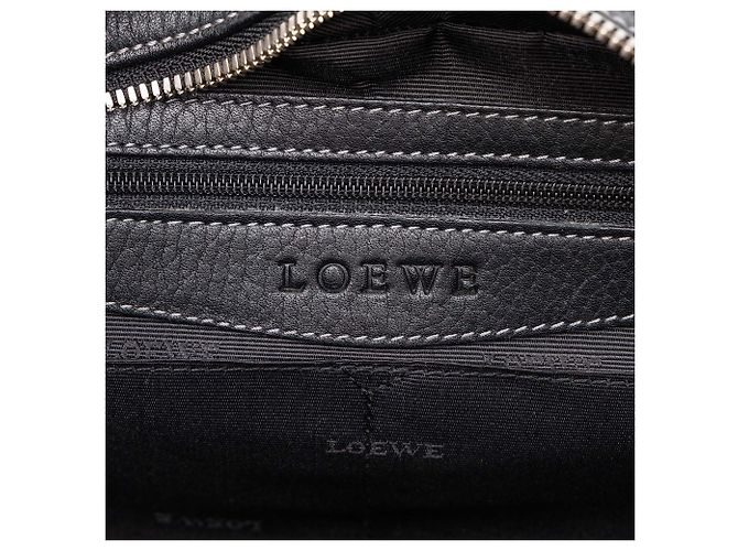 Borsa Senda LOEWE in pelle nera - vista 5