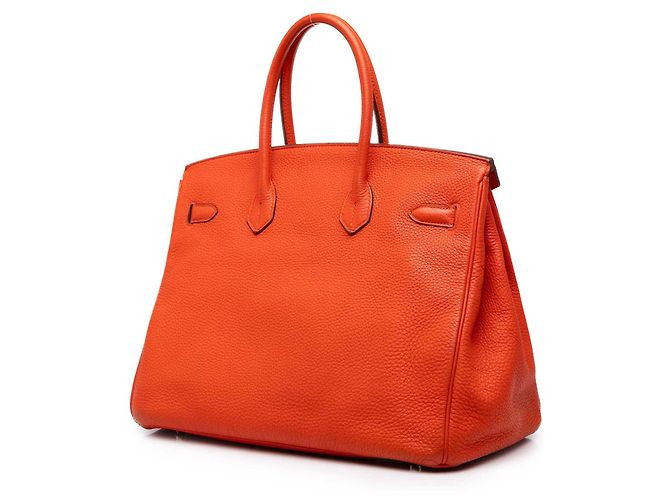 Hermès Orange Togo Birkin Retourne 35 - vue 2