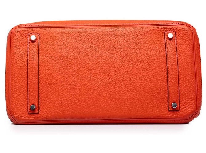 Hermès Orange Togo Birkin Retourne 35 - vue 3
