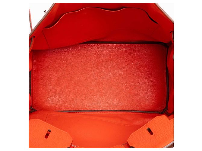 Hermès Orange Togo Birkin Retourne 35 - vue 4
