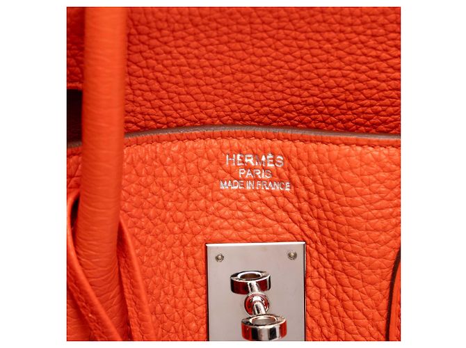 Hermès Orange Togo Birkin Retourne 35 - vue 5