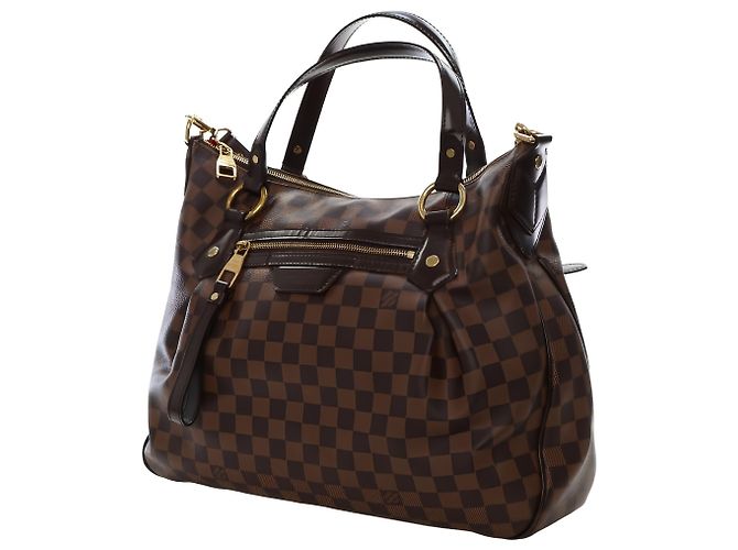 Louis Vuitton Brown Damier Ebene Evora MM - vista 12