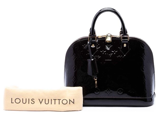 Louis Vuitton Purple Monogram Vernis Alma PM - vista 7