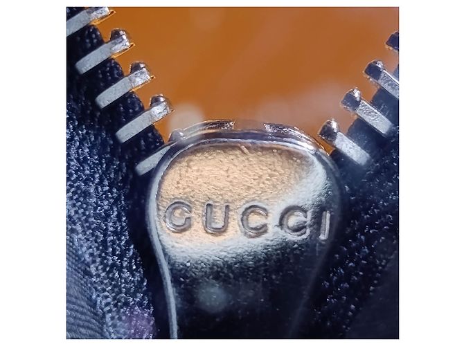 Clutch Gucci Black Microguccissima - vista 6