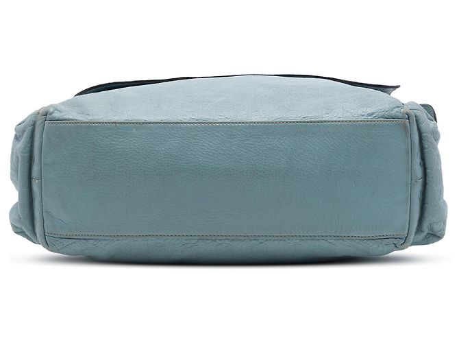 Gucci Blue Guccissima Web Wickeltasche mit Klappe - Ansicht 3