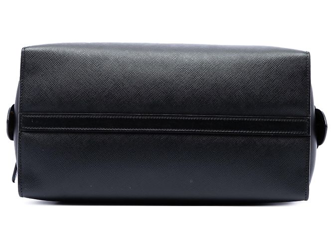 Borsa Prada Esplanade in pelle Saffiano e City Calf nera - vista 3