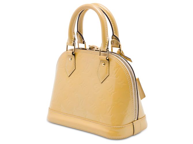 Louis Vuitton Yellow Monogram Vernis Alma BB - Ansicht 2
