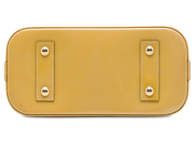 Louis Vuitton Yellow Monogram Vernis Alma BB - Ansicht 3