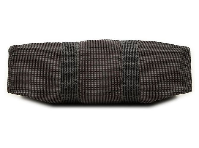 Hermès Gray Canvas Herline MM - vista 3