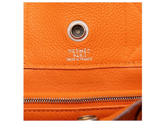 Hermès Orange Togo Fourre Tout PM - vista 5