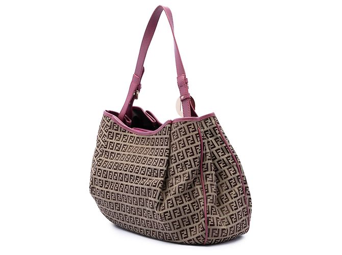 Fendi Beige Zucchino Canvas Tote - Ansicht 2