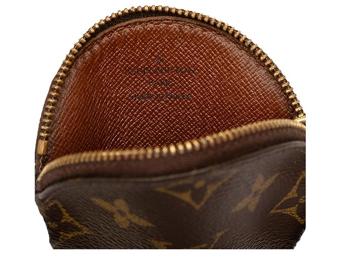 Louis Vuitton Brown Monogram Rundes Münzbeutel - Ansicht 5