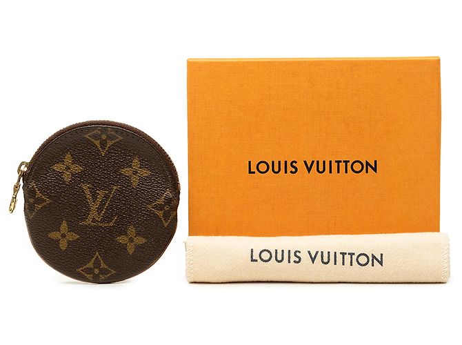 Louis Vuitton Brown Monogram Rundes Münzbeutel - Ansicht 7