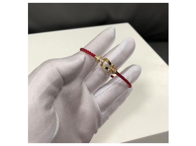 Pulsera Fred Force 10 Hilo Rojo y Diamantes - vista 6