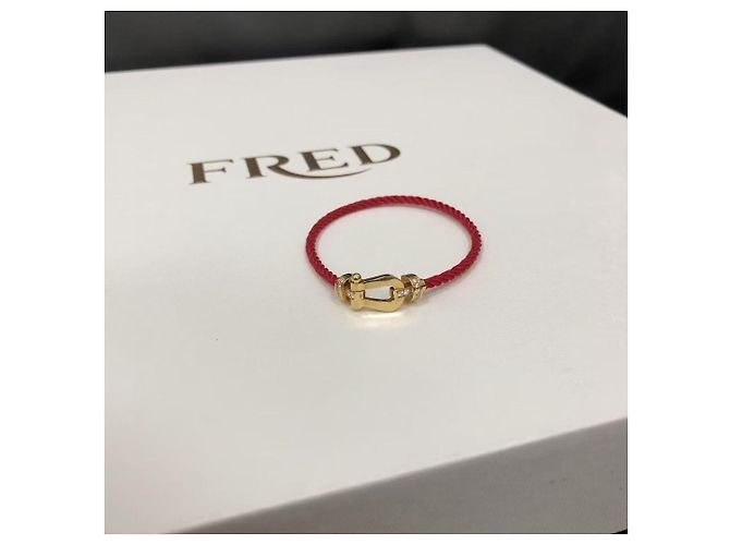 Pulsera Fred Force 10 Hilo Rojo y Diamantes - vista 7