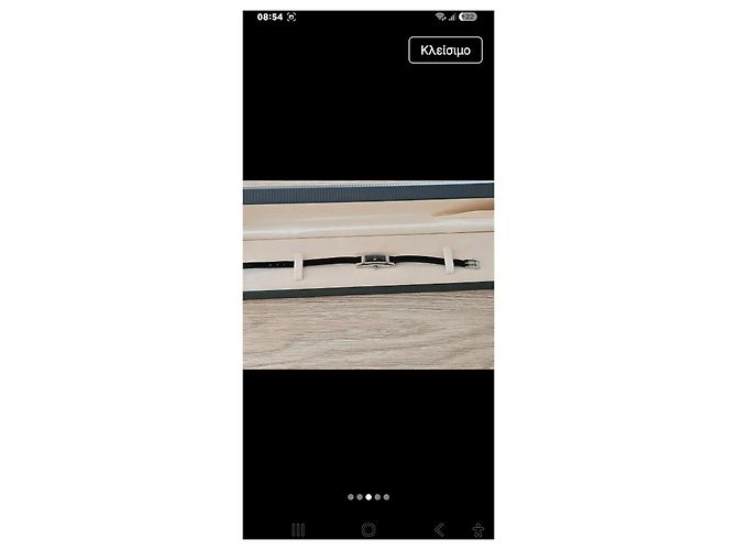 Reloj Rectangular Gucci para Mujer de Acero y Cuero Negro - vista 2