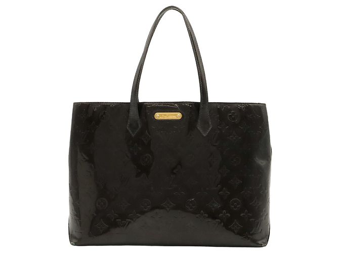 Borsa Tote Louis Vuitton Monogram Vernis Wilshire MM - vista 2