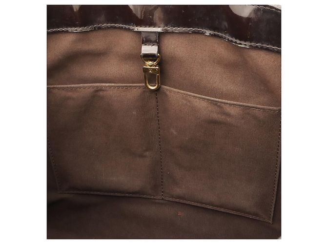 Borsa Tote Louis Vuitton Monogram Vernis Wilshire MM - vista 8